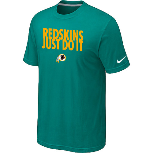 Nike Washington Redskins Just Do It Green T-Shirt Nike Washington Redskins Just Do It Green T-Shirt