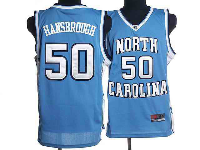 North Carolina 50 Hansbrough Light Blue Jersey
