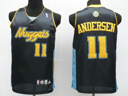 Nuggets 11 Andersen Dark Blue Jerseys - Click Image to Close