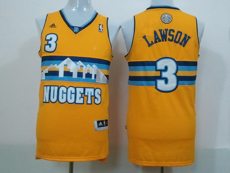 Nuggets 3 Lawson Revolution 30 Swingman Yellow Jerseys