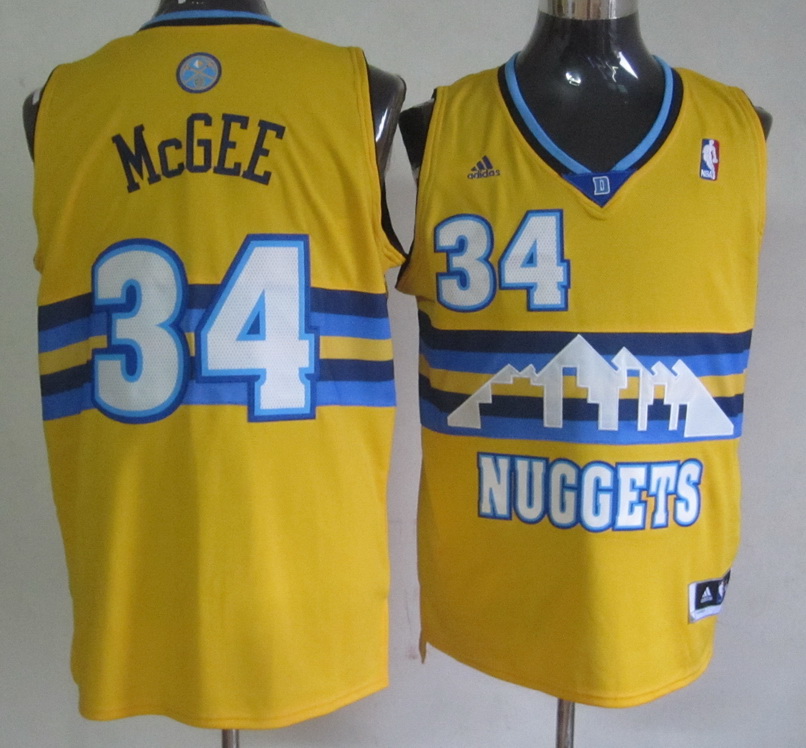Nuggets 34 McGee Revolution 30 Swingman Yellow Jerseys