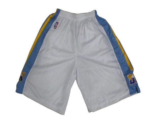 Nuggets Whtie Shorts