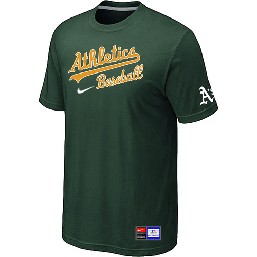 Oakland Athletics D.Green Nike Short Sleeve Practice T-Shirt