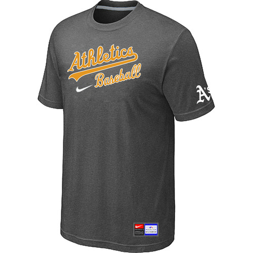 Oakland Athletics D.Grey Nike Short Sleeve Practice T-Shirt