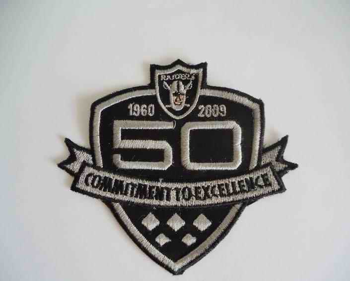 Oakland Raiders 50TH patch