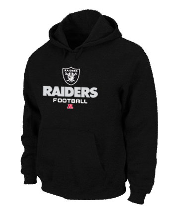 Oakland Raiders Critical Victory Pullover Hoodie black - Click Image to Close