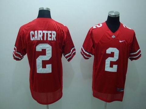 Ohio State 2 Carter red Jerseys