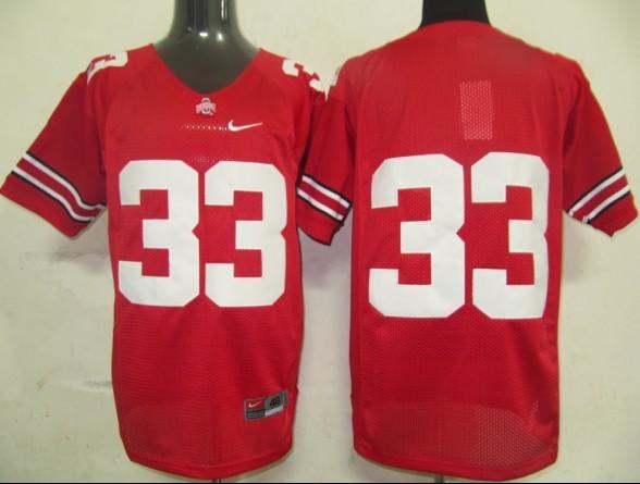 Ohio State 33 red Jerseys