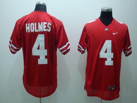 Ohio State 4 Holmes red Jerseys - Click Image to Close