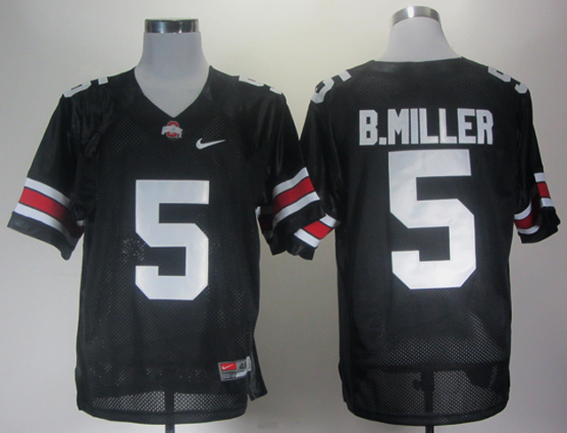 Ohio State 5 B.Miller Black Jerseys