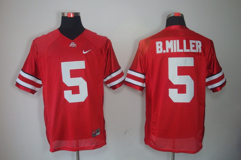 Ohio State 5 B.Miller Red Jerseys