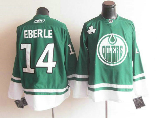 Oilers 14 Eberle Green Jerseys