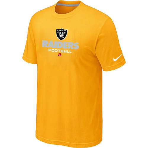 Okaland Raiders Critical Victory Yellow T-Shirt