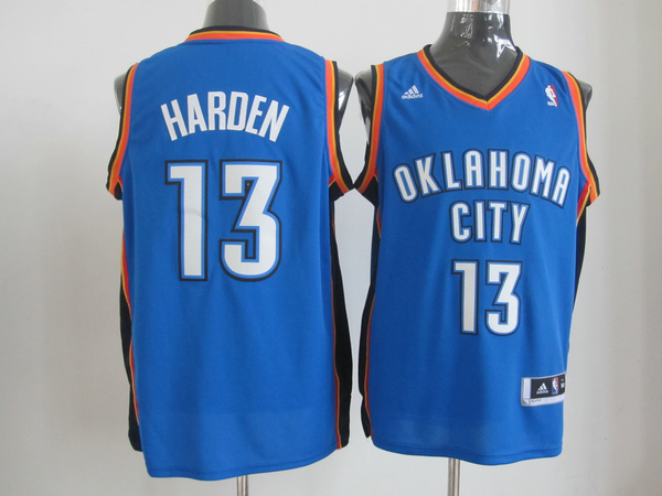 Oklahoma City Thunder 13 HARDEN blue New Jerseys