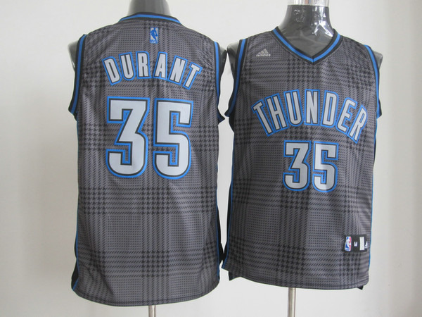 Oklahoma City Thunder 35 DURANT Black Box Jerseys