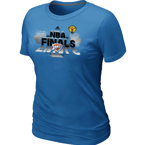 Oklahoma City Thunder adidas 2012 Western Conference Champions L.blue T-Shirt