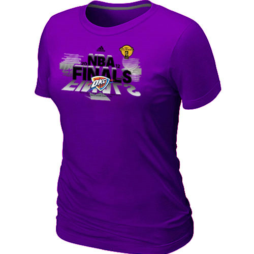 Oklahoma City Thunder adidas 2012 Western Conference Champions Purple T-Shirt