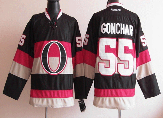 Ottawa Senators 55 GONCHAR black 2012 Jerseys