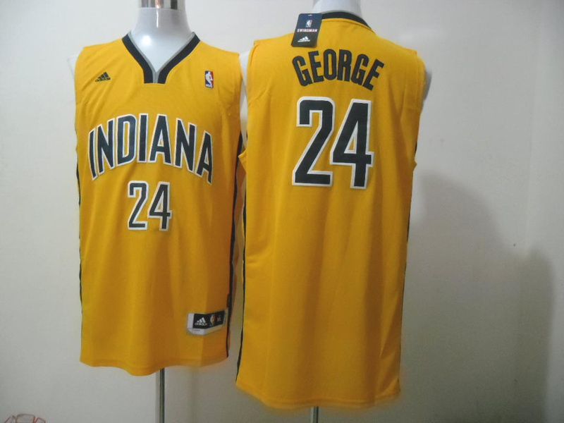 Pacers 24 Paul George Revolution 30 Yellow Jerseys