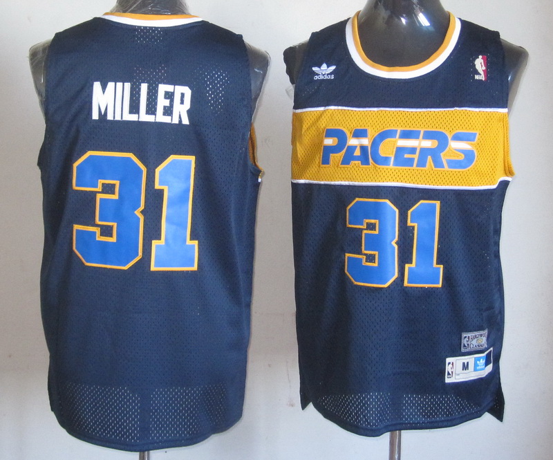 Pacers 31 Miller Blue Jerseys