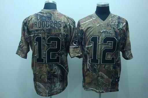 Packers 12 Rodgers camo Jerseys