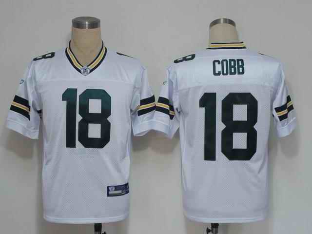 Packers 18 Cobb white Jerseys