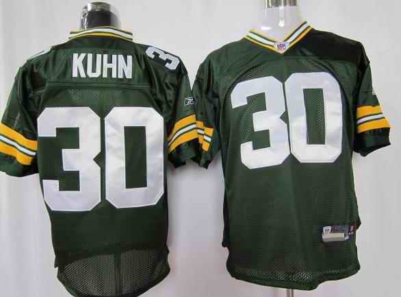 Packers 30 Kuhn green Jerseys