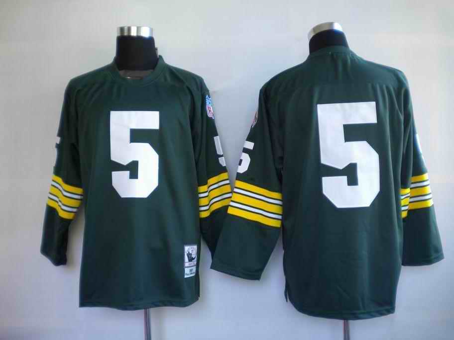 Packers 5 Horning green Throwback Jerseys