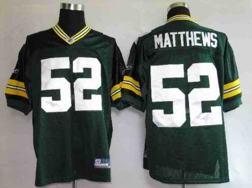 Packers 52 Clay Matthews Green Jerseys