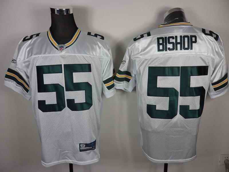 Packers 55 Bishop white Jerseys
