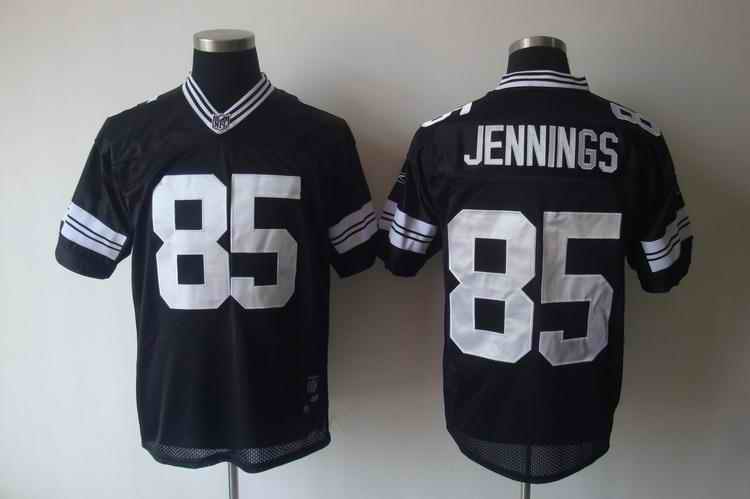Packers 85 Jennings 2011 black Jerseys