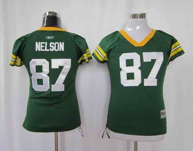 Packers 87 Nelson green women Jerseys