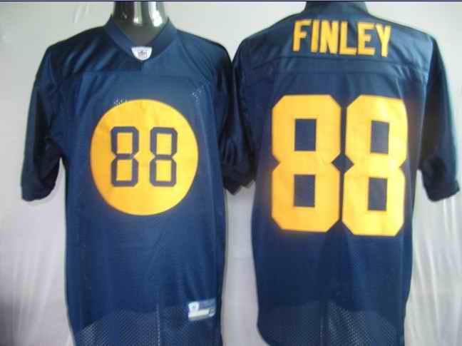 Packers 88 Finley blue Jerseys