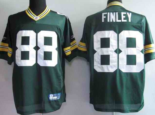 Packers 88 Finley green Jerseys
