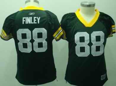 Packers 88 Finley green women Jerseys