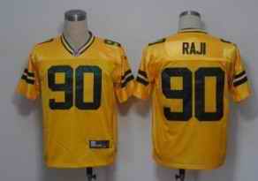 Packers 90 Raji yellow Jersey