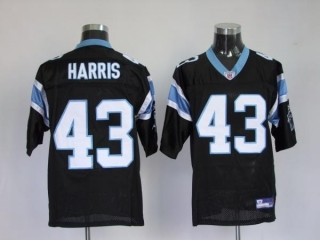 Panthers 43 Harris Black Jerseys