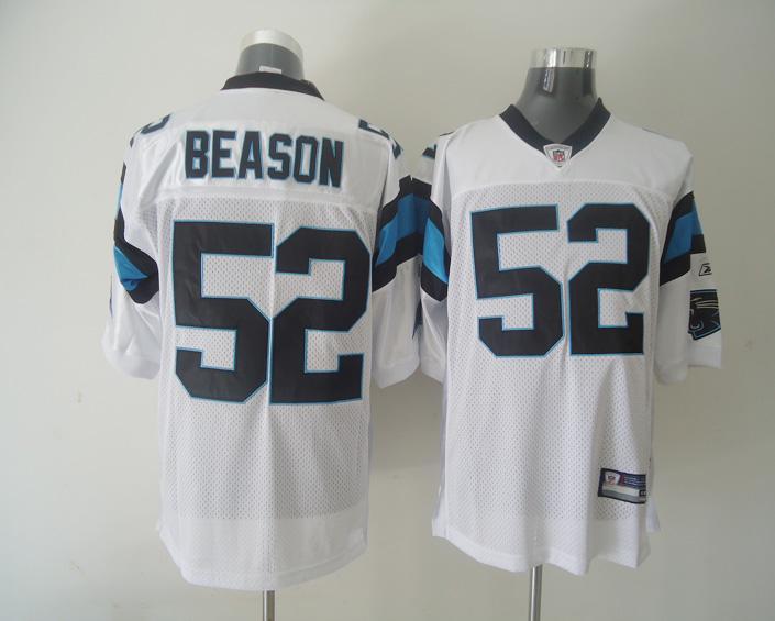 Panthers 52 Beason White Jerseys