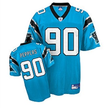Panthers 90 Julius Peppers Blue Jerseys
