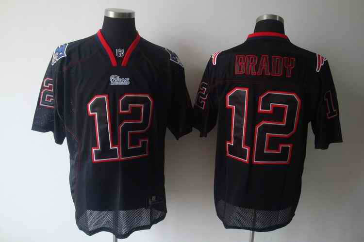 Patriots 12 BRADY Black lights out jerseys Patriots 12 BRADY Black lights out jerseys