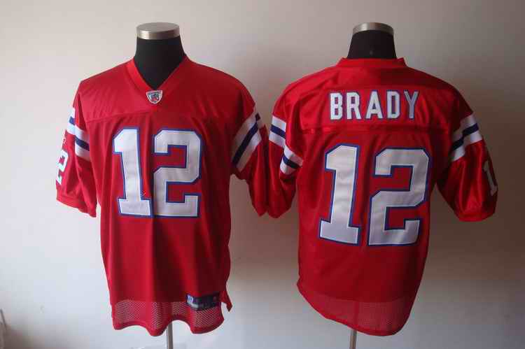 Patriots 12 Brady Red Jerseys Patriots 12 Brady Red Jerseys