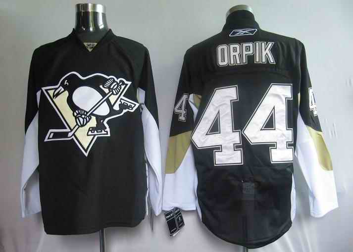 Penguins 44 Orpik black Jerseys - Click Image to Close