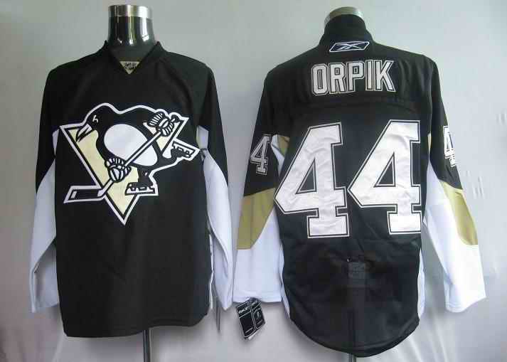 Penguins 44 Orpik black Jerseys