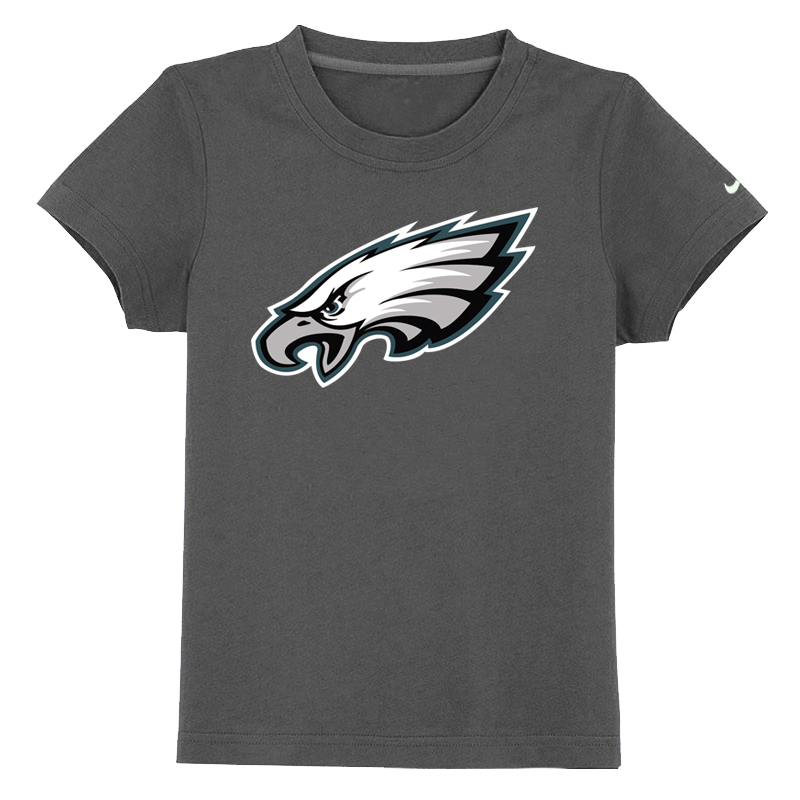 Philadelphia Eagles Authentic Logo Youth T-Shirt D.Grey