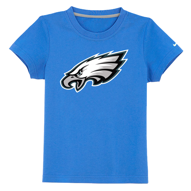 Philadelphia Eagles Authentic Logo Youth T-Shirt light Blue