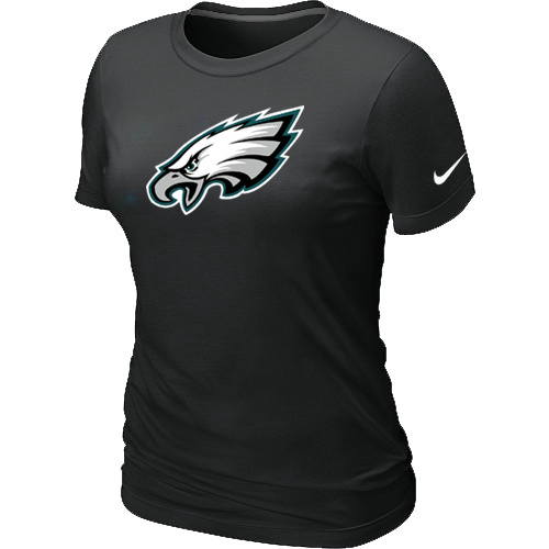 Philadelphia Eagles Black Women's Logo T-Shirt
