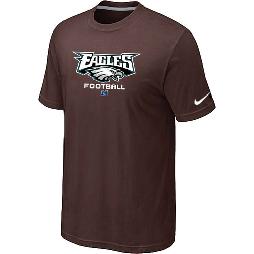 Philadelphia Eagles Critical Victory Brown T-Shirt
