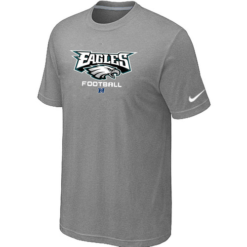 Philadelphia Eagles Critical Victory light Grey T-Shirt