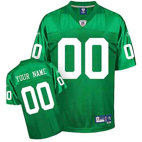 Philadelphia Eagles Men Customized new green Jersey