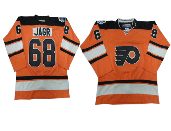 Philadelphia Flyers 68 JAGR orange Classic Jerseys